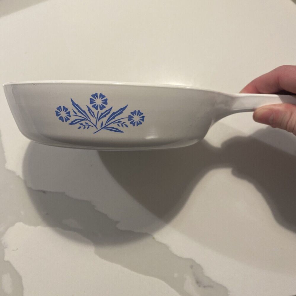Corning Ware P-83-B Blue Cornflower 6 1/2 Inch Sauce Pan Pot Vintage